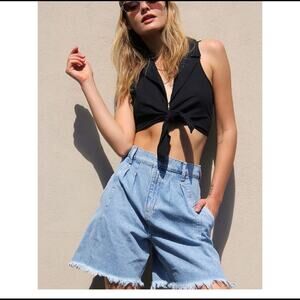NWT‎ Free People Venice Culotte Shorts 25 High Rise